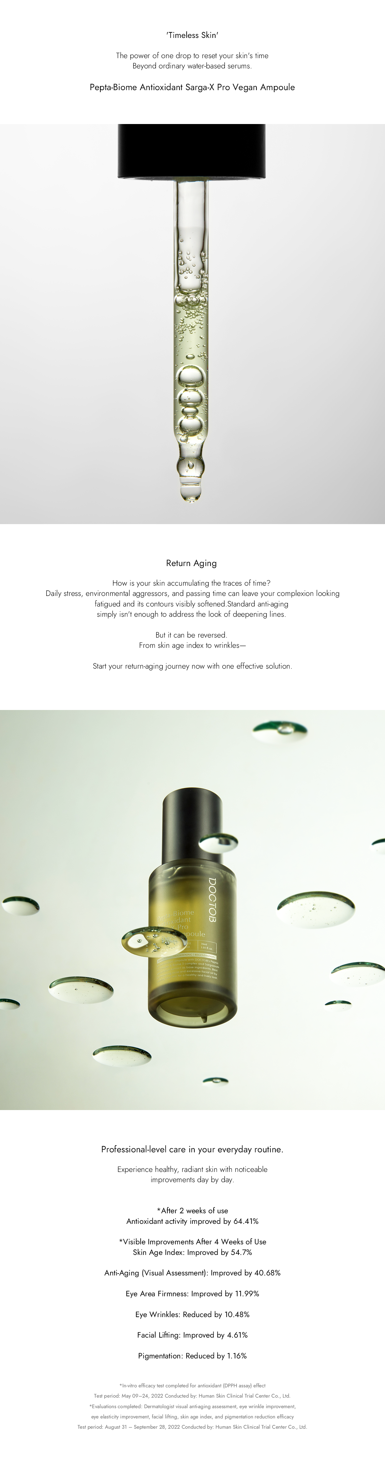 Pepta-Biome Antioxidant SargaX-Pro Vegan Ampoule