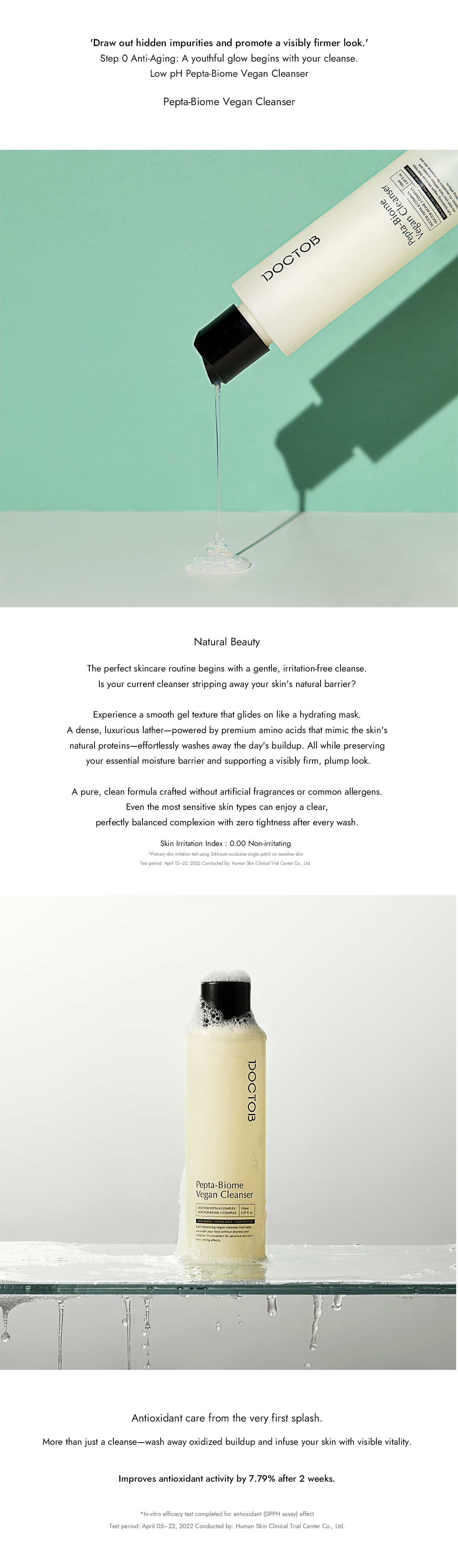 Pepta-Biome Antioxidant Vegan Cleanser