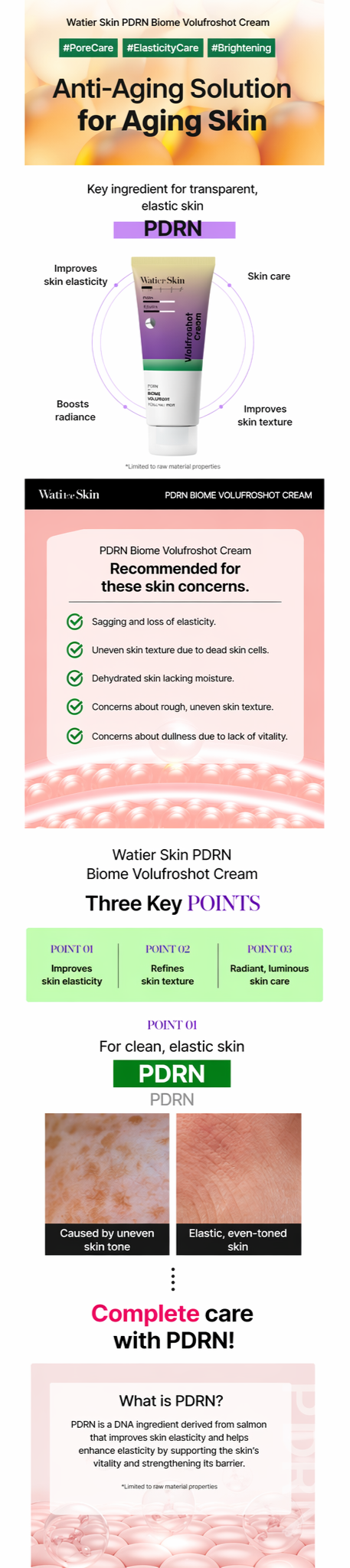 Crème Volufroshot PDRN Biome