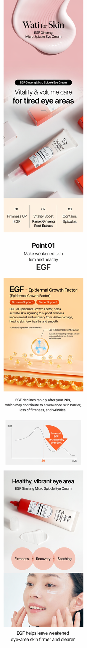 EGF Ginseng Micro Spiculet Eye Cream
