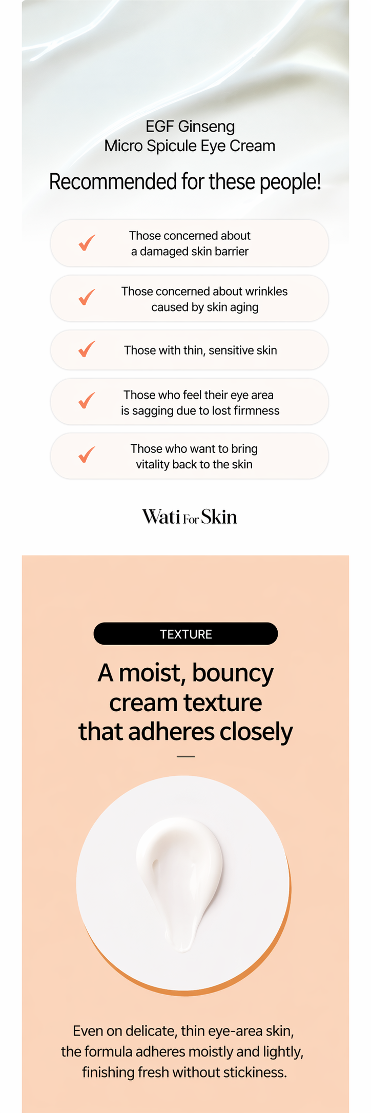 EGF Ginseng Micro Spiculet Eye Cream