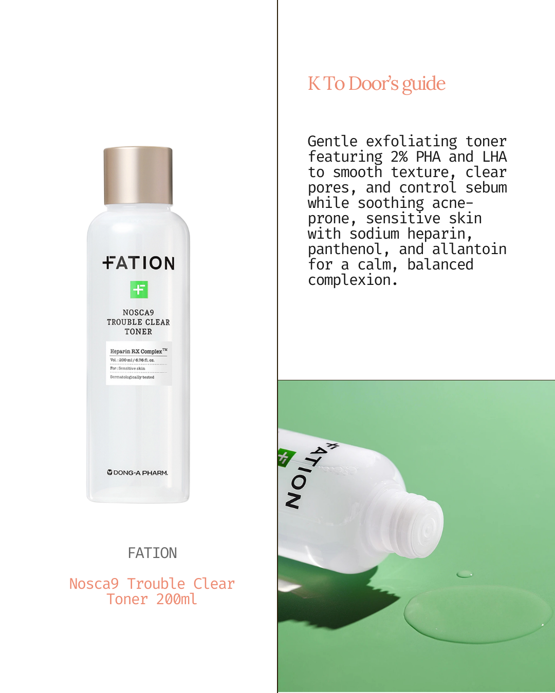 Nosca9 Lotion Tonique Purifiante 200ml