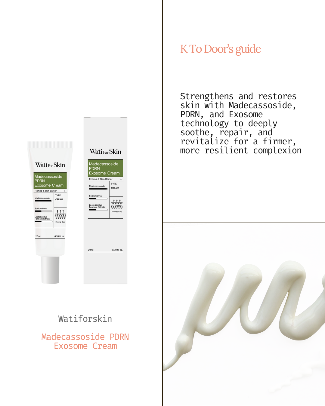 Madecassoside PDRN Exosome Cream