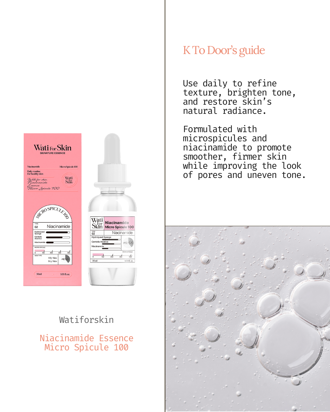 Essence de Niacinamide Micro Spicule 100